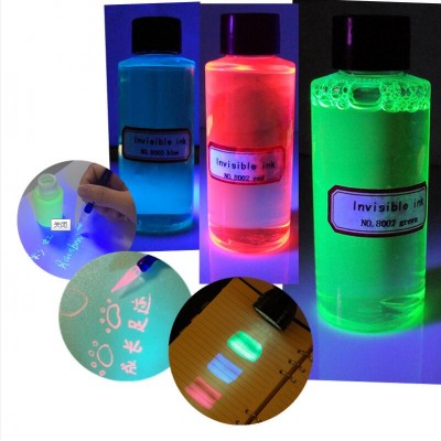 RAINBOW  CH8002  professional long lasting non-toxic UV invisible ink for security usage-bright Green to UV black light