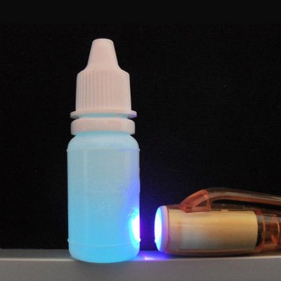 RAINBOW CH8001 fluorescent BLUE UV stamp bottle refill ink - security usage invisible ink,suitable for many materials