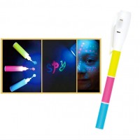 Newest red color UV secret marker pen CH-6019  invisible ink magic pen