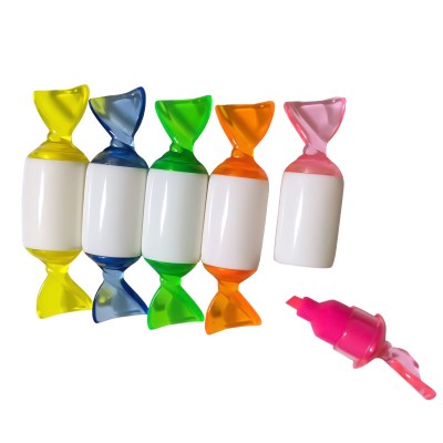 candy Sweet Shaped  multi colored Highlighter pens for marking use