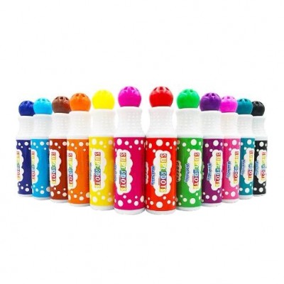 Brilliant Washable colors 12  pack, The Original Dot Marker CH-2850 for kids drawing