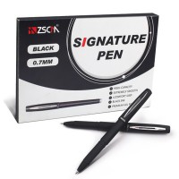 ZSCM  Gel Pen 0.7mm Carbon Black Ink Gel Pen Promotional Pen for school & office