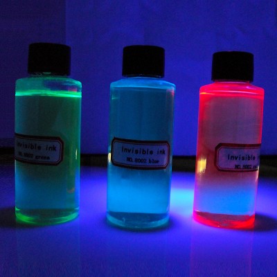 RAINBOW  CH8002  professional long lasting non-toxic UV invisible ink for security usage-bright Blue to UV black light